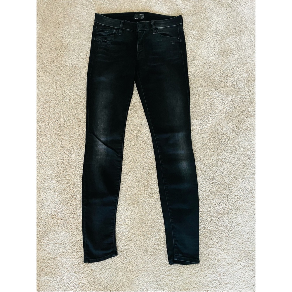 Mother black skinny jeans size 27